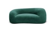 Прямой диван Вирджиния  Зеленый велюр
