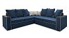 Большой Угловой диван с полкой в углу Кируна