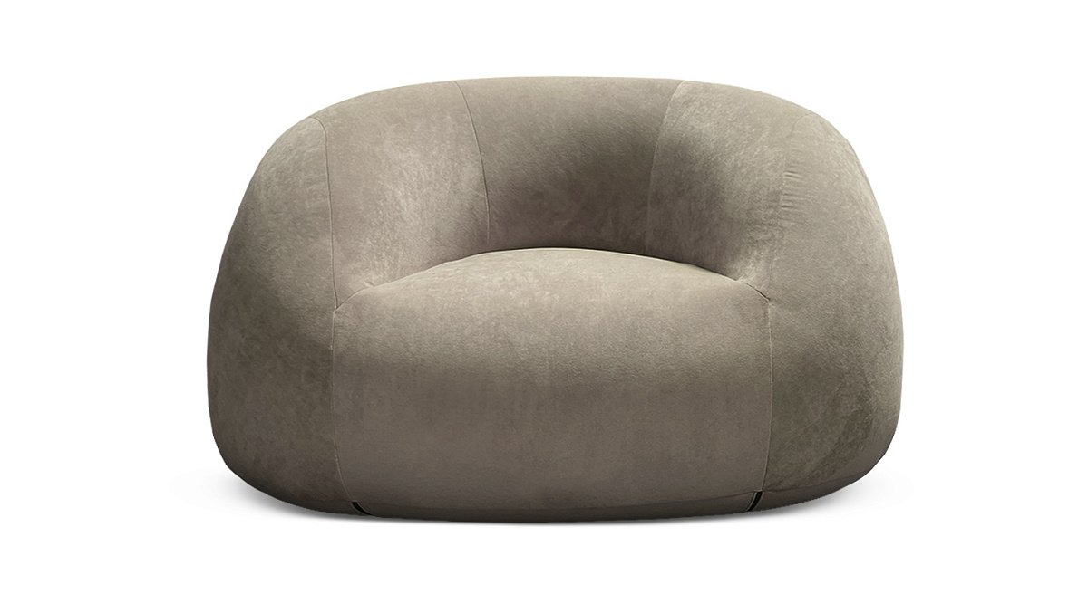 Кресло Вирджиния Бежевый велюр